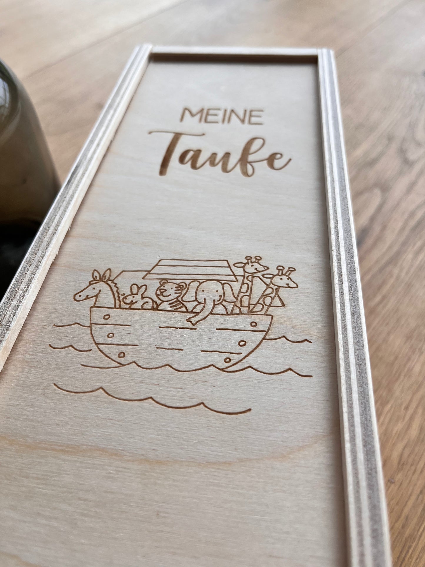 Kerzenbox Meine Taufe "Arche Noah"