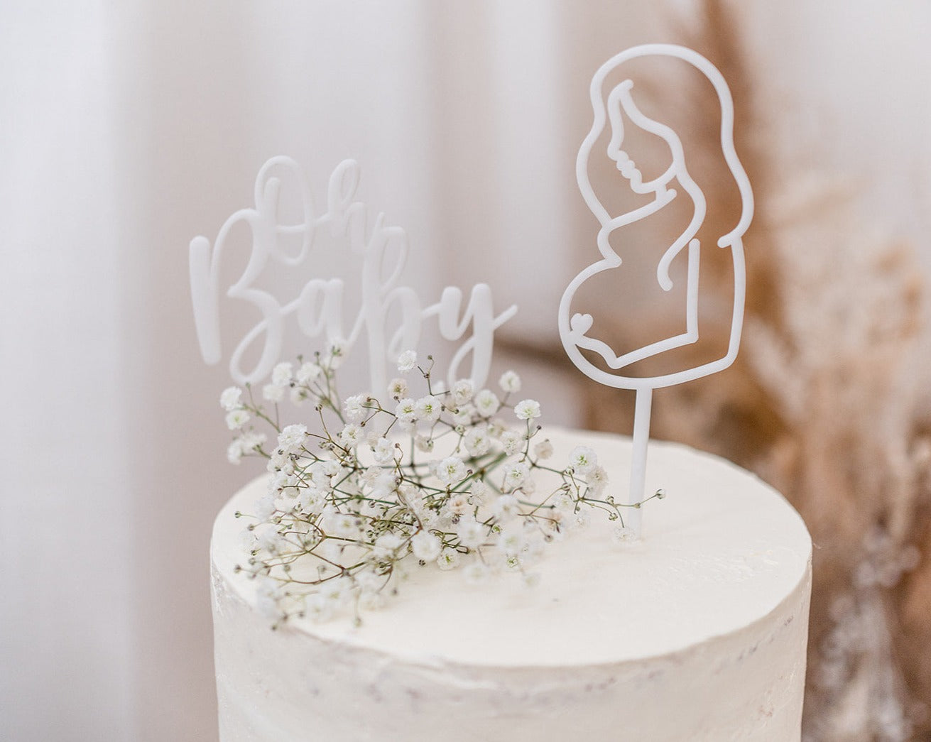 Set Cake Topper Oh Baby