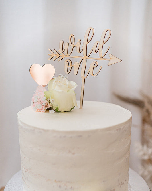 Cake Topper "wild one"