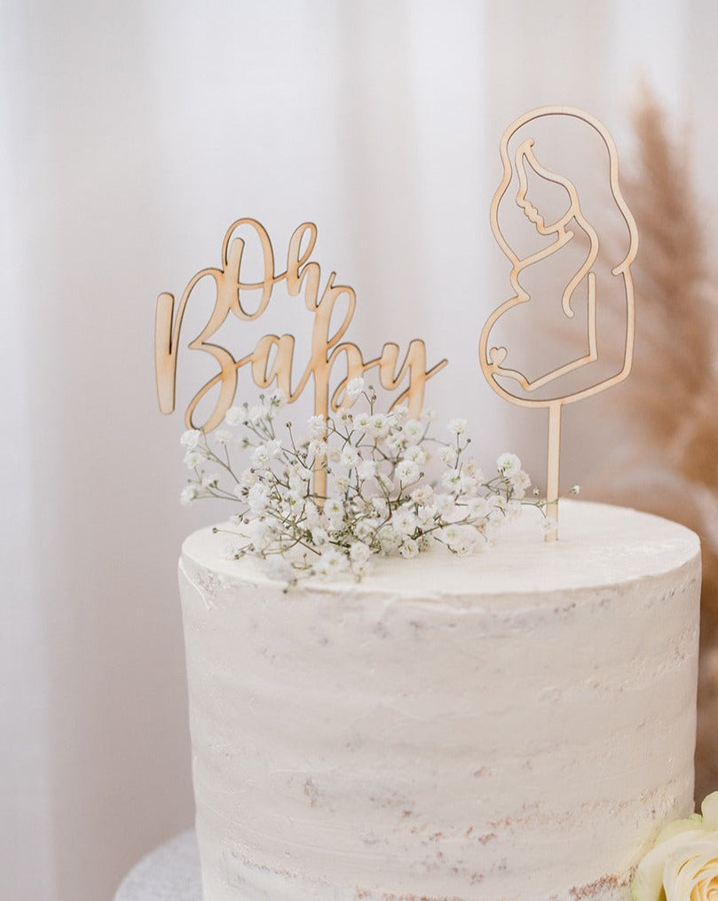 Set Cake Topper Oh Baby