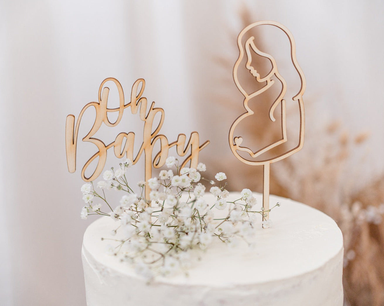 Set Cake Topper Oh Baby