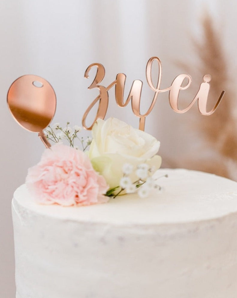 Cake Topper "Zahl"